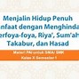 Tuliskan Dampak Negatif Dari Sifat Takabur Dan Hasad